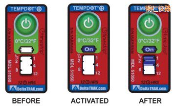 銅仁溫度指示標簽 累計上升時間/溫度的標簽