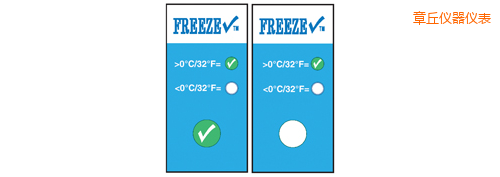 章丘溫度指示標簽 冷凍檢查 Thermolabels